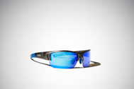 Serfas Gladiator cycling sunglasses on a white studio background with a hard shadow