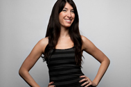 portrait of a fitness professional from sherman oaks california against white seamless