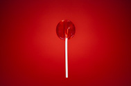 red sucker or lollypop